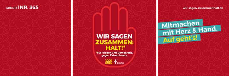 WIR SAGEN ZUSAMMEN:HALT!